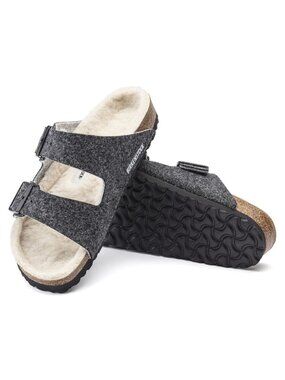 Birkenstock Wool Felt Doubleface Gray Size European 36 USA 6 b80